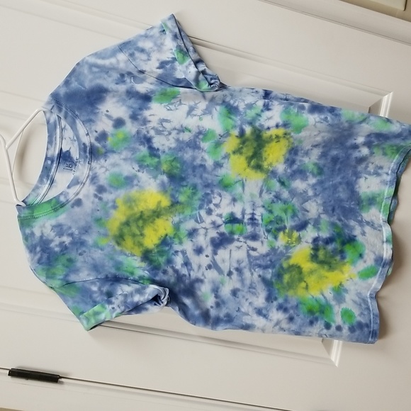Ice Dyed tee sz L - Picture 2 of 5